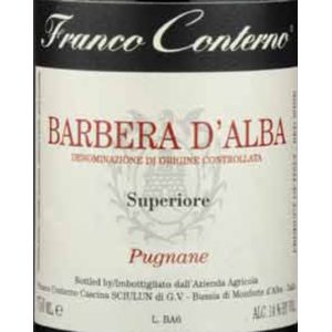 Franco Conterno Barbera d’Alba Superiore Italie etiket
